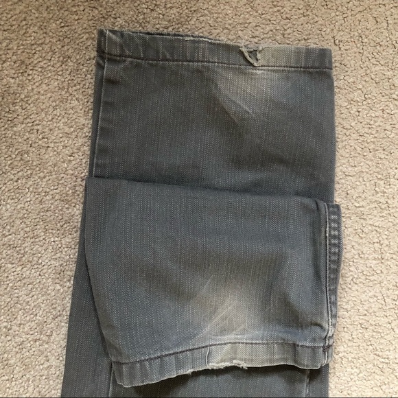 H&M Low Rise Slim Fit Gray Grey Jeans Dar Wash Denim Pants Bottoms Size 32 C - Picture 5 of 9